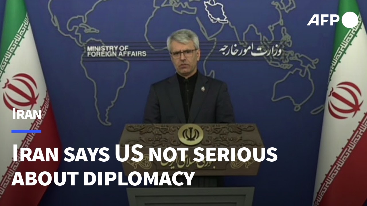 Video | Iran's foreign ministry says US not serious about pursuing diplomacy | AFP