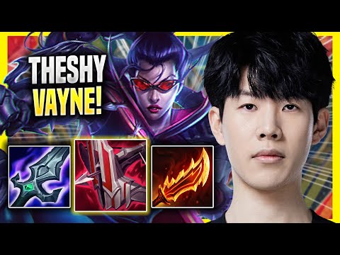 THESHY DOMINATING WITH VAYNE! - WBG TheShy Plays Vayne TOP vs Fiora! | Season 2022