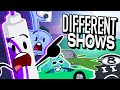 BFDI Characters But In Different Object Shows
