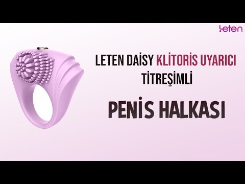 Leten Daisy Klitoris Uyarıcı Titreşimli Penis Halkası
