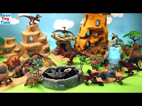 Dinosaur's Nest Schleich Playset and Fun Dinosaurs Toys For Kids