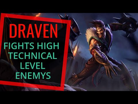 DRAVEN FIGHTS HIGH TECHNICAL LEVEL ENEMYS!!! •DIAMOND ELO• Best Draven World - Vincent´s Draven