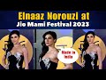 Gorgeous Elnaaz Norouzi Shine At Red Carpet Of Jio Mami Festival