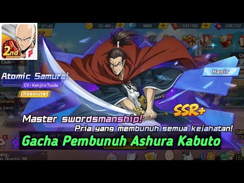 🔥🔥🔥 GACHA Char Dewa Atomic Samurai SSR+. One Punch Man The Strongest.
