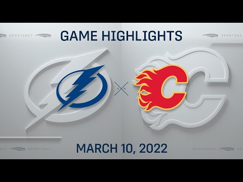 NHL Highlights | Lightning vs. Flames - Mar 10, 2022