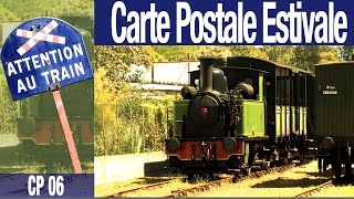 preview picture of video 'Le Train Touristique de Guîtres-Marcenais (Carte postale estivale N°6)'