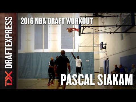 Pascal Siakam 2016 Pre-Draft Workout - DraftExpress Exclusive