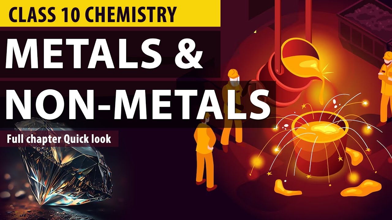 Metals and Non Metals Class 10 Full Chapter (Animation) | Class 10 Science Chapter 3 | CBSE | NCERT