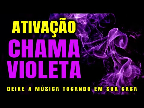 💜DESTRAVA TUDO ! TRANSMUTAÇÃO E ATIVAÇÃO DA CHAMA VIOLETA | 7º Raio Solar | Mestre Saint Germain