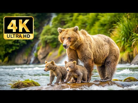 4K Animal Kingdom Adventure 🌍 Calm Wildlife Moments with Soothing Music