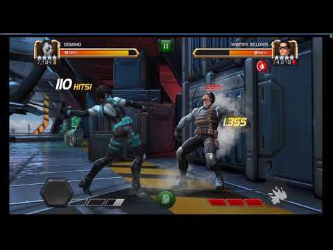 MCOC 4 Star Domino R5 vs Winter Soldier Realm of Legends
