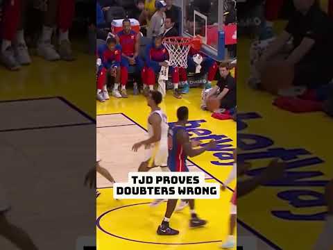TJD proves GSW doubters WRONG!