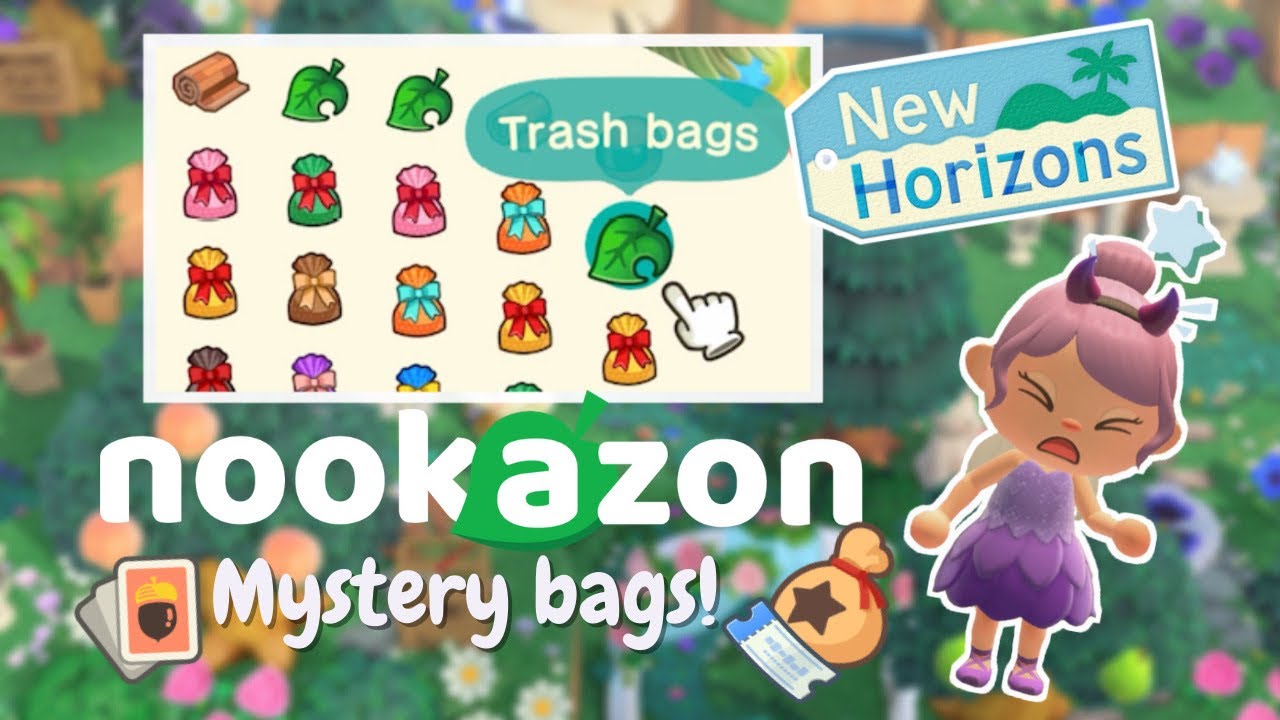 Buying 50 Mystery Grab Bags off Nookazon // Animal Crossing New Horizons