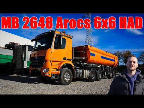 The perfect gravel truck? Mercedes 2648 Arocs 6x6 Hydrodrive