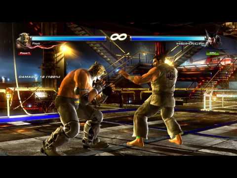 Tekken Tag Tournament 2 practice mode on CEMU 1.7.3d with 1080p graphic pack