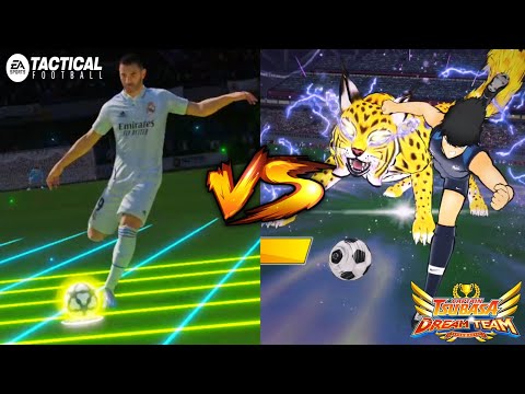 EA SPORTS™ TACTICAL FOOTBALL VS CAPTAIN TSUBASA DREAM TEAM | MENU, GACHA, ANIMATION COMPARISON