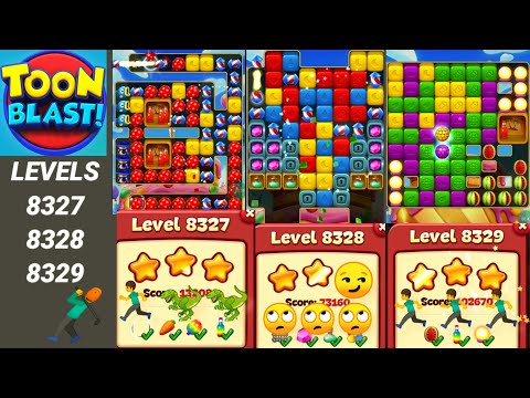 Toon Blast Levels 8327 8328 8329 ✨🏃🏃
