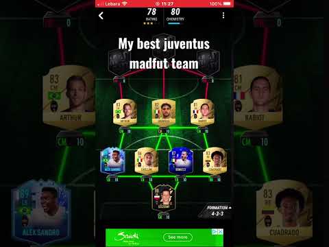 My best madfut juventus team#shorts #madfut #juventus