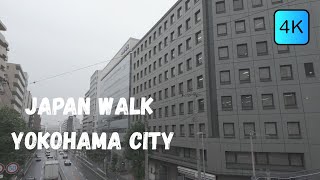 [Japan Walk 4K] japan walking tour in yokohama city along urban streets | japan4K60fps