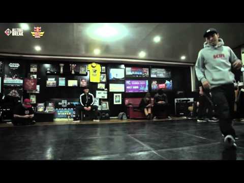 B-Boy Leon vs B-Boy Leon Clones (Fusion MC) / Red Bull BC One x Allthatbreak