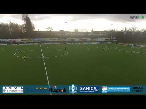 Aanval en goal Dean (de 1-2) tegen SV Hillegom JO13-1 (2-3-2024)