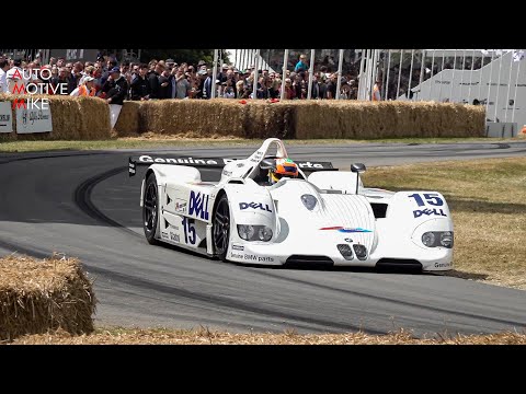 1999 590HP BMW V12 LMR Le Mans V12 Sounds at Goodwood Hill Climb!