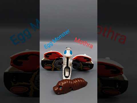 3 Minute Reviews #godzilla #mothra #eggbot #eggmonsters #egg #monster #kaiju #transforming