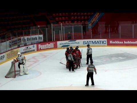 A-Ässät-Liekko-Vantaa 10.1.2016. Jussi Lehtosen 4-0 maali !!!!
