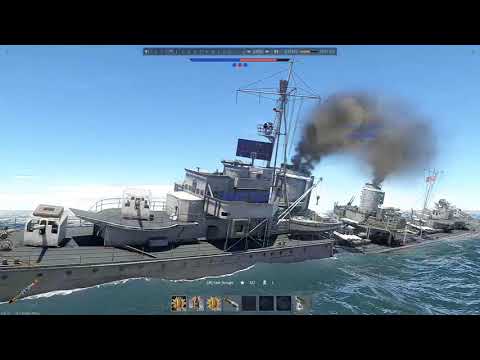 Type 1936-class destroyer 3rd person view