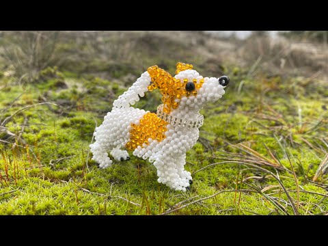 Туториал на амигуруми папильона из бисера 3 часть