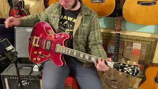 Video thumbnail for 2008 Washburn HB35 semihollow electric guitar by Jake Wildwood & Co