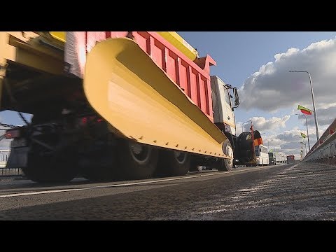 На міжнароднай трасе М8-Е95 адкрыты мост праз раку Сож  видео