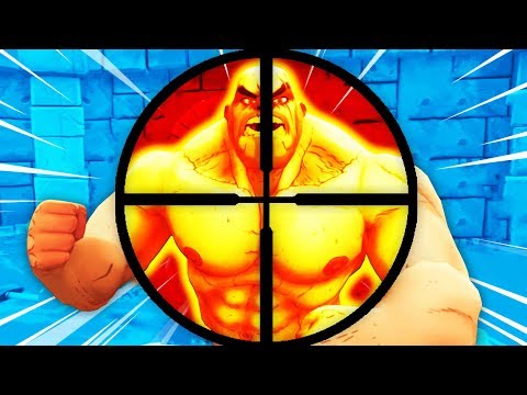 HUNTING GLADIATORS WITH LASER DETECTION IN GORN (GORN VR HTC Vive Funny Gameplay)