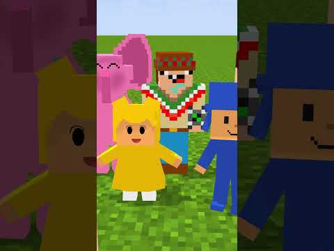 POCOYO Y LA PELOTA #shorts  #minecraft  #smilingcritters #sprunki #poppyplaytime4