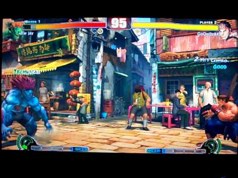 dfw jay (Blanka) Vs GoOni3z845 (Ryu) SF4 XBL Friendlies Set 1