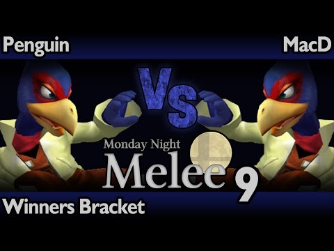 MNM9 Melee - Penguin (Falco, Fox) vs MacD (Falco, Peach) - Winners Bracket