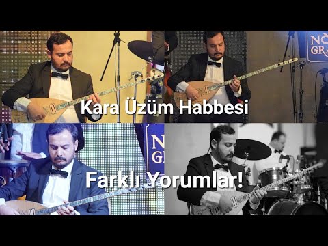 Kara üzüm Kemal Alaçayır İsmail Tunçbilek Ali Yılmaz Varyasyon Dimarzio Elektro Bağlama Gökhan Gül