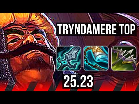 TRYNDAMERE vs TEEMO (TOP) | 10/1/5 | KR Master | 25.23