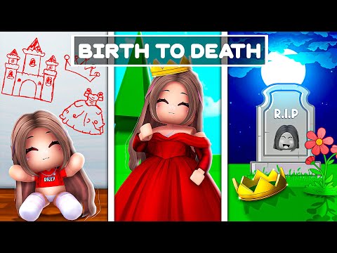 BIRTH To DEATH As A PRINCESS In Roblox Brookhaven!!