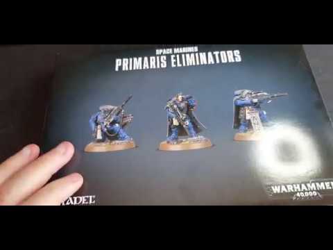 Space Marine Eliminators Unboxing