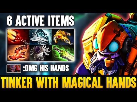Who This Tinker With Magical Hands - 28Kills With Dagon + Shivas Dota 2