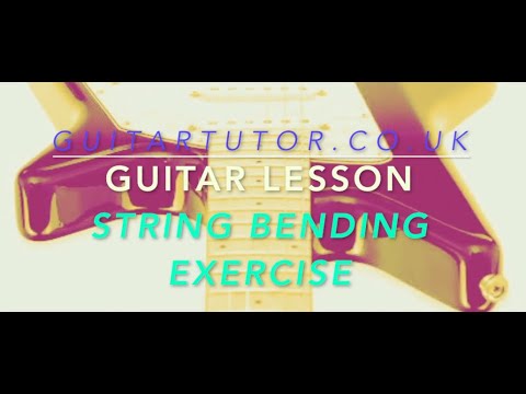 Guitar Lesson: String BENDING Exercise