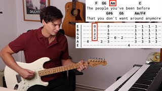 BETWEEN THE BARS (Elliott Smith) Guitar Tutorial in 1 minute with Animated Tab