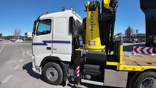 Купить грузовик платформу Volvo FH 520 8x4 HMF ODIN K6 EURO 5 FLY JIB Crane - Изображение 4 | Autoline KZ Грузовик платформа Volvo FH 520 8x4 HMF ODIN K6 EURO 5 FLY JIB Crane | Изображение 4 - Autoline