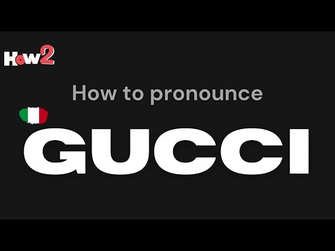 how to pronounce Gucci | Gucci Pronunciation | how to say gucci