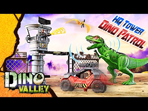 Dino Valley L&S HQ Tower Dino Patrol Playset