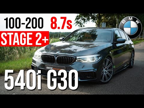 BMW 540i G30: 340HP to 470HP Stage 2+ Tuning | 0-100 & 100-200 km/h Acceleration, Dyno & POV