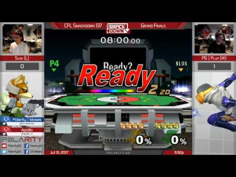 CFL Smackdown 137 Melee - Slox (Fox) vs PG | Plup (Sheik, Fox) - Grand Finals