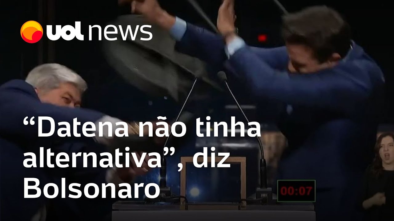 Bolsonaro sobre cadeirada em Marçal: 'Datena não tinha alternativa'