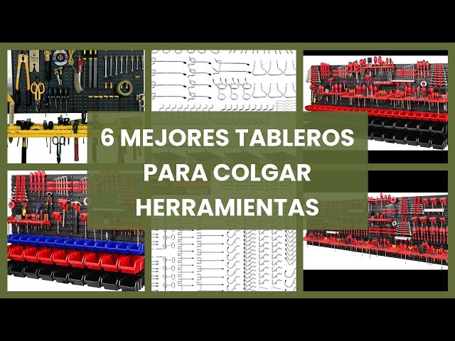 Vídeo relacionado con Sibosen Kit de 42 tableros perforados, incluye 6 tableros de clavijas de 28 x 28 cm y ganchos de accesorios, organizador de pared de plástico para oficina, sala de manualidades, organizador de tablero
